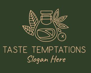 Vegan Spice Jar logo design