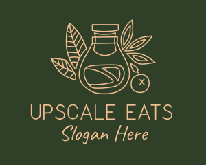 Vegan Spice Jar logo design