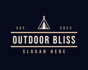 Outdoor Camping Equipment logo design