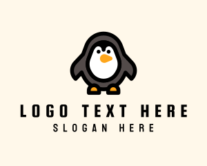 Cute Toy Penguin logo