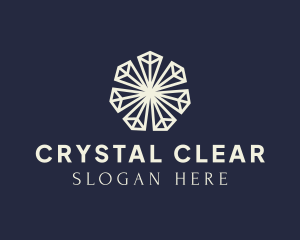 Luxury Crystal Diamonds logo design
