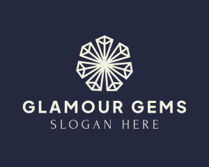 Luxury Crystal Diamonds logo design