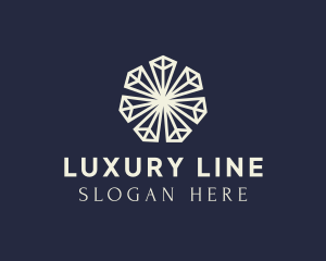 Luxury Crystal Diamonds logo design