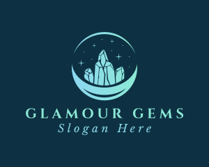 Sparkle Gemstone Jewel logo design