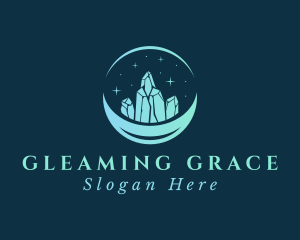 Sparkle Gemstone Jewel logo design