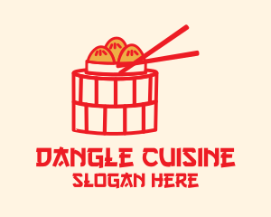 Asian Cuisine Dimsum  logo design