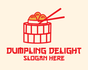 Asian Cuisine Dimsum  logo design