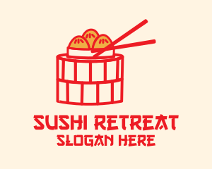 Asian Cuisine Dimsum  logo design