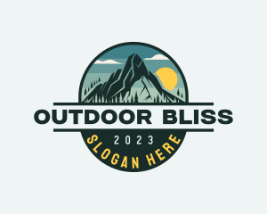 Outdoor Mountain Adventure logo design