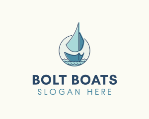 Marine Ocean Sailboat logo