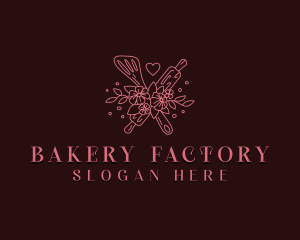 Floral Pastry Bakery logo design