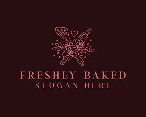 Floral Pastry Bakery logo design