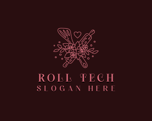 Floral Pastry Bakery logo design