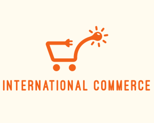 Electrical Supplies Shopping Cart logo design