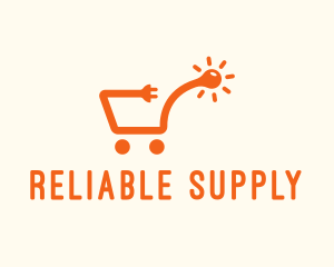 Electrical Supplies Shopping Cart logo design