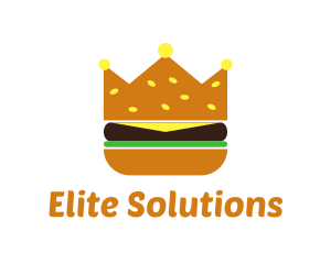 Hamburger Food Crown logo