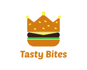 Hamburger Food Crown logo