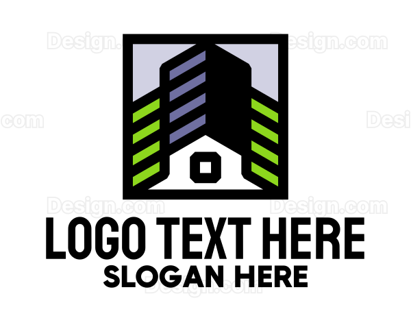 Modern Construction Company Logo