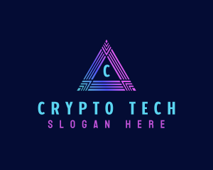 Triangle Cyber Tech logo design