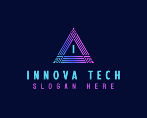 Triangle Cyber Tech logo design