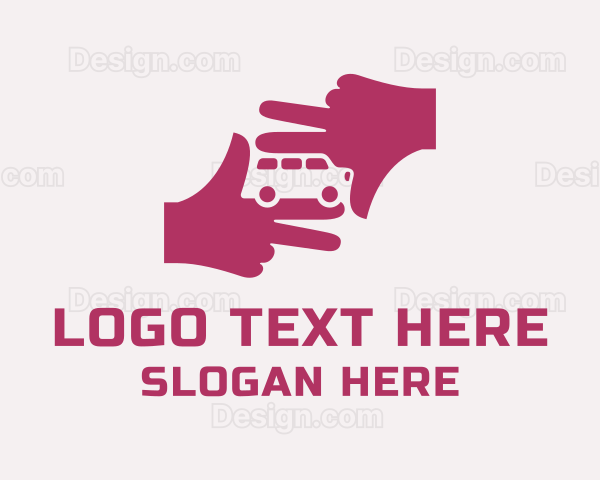 Car Hand Transport Logo