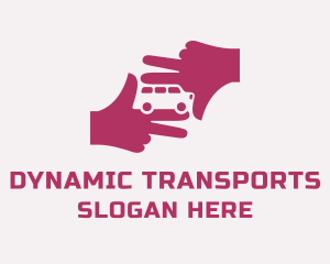 Car Hand Transport  logo design