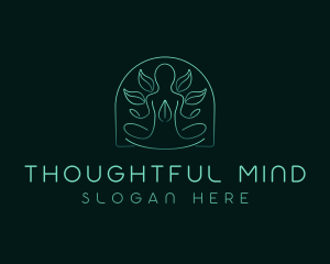 Organic Meditation Spa logo design