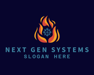 Heating Cooling System logo