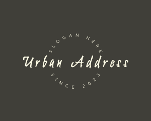 Handwritten Urban Business logo design