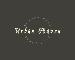 Handwritten Urban Business logo design