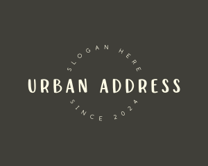 Handwritten Urban Business logo design