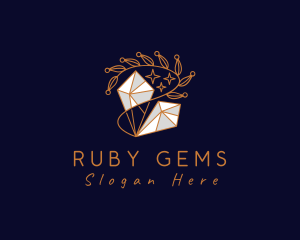 Crystem Gem Jewelry logo design