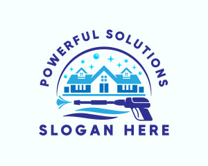 Pressure Washer House logo design