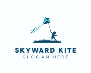 Child Outdoor Kite logo design