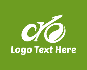 Abstract Eco Bike logo