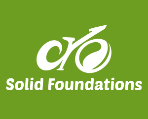 Abstract Eco Bike logo