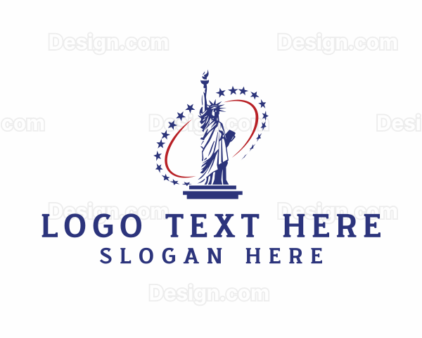 Statue of Liberty USA Logo