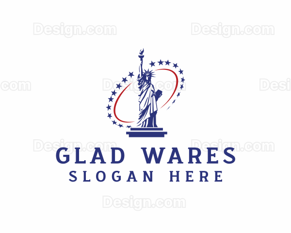 Statue of Liberty USA Logo