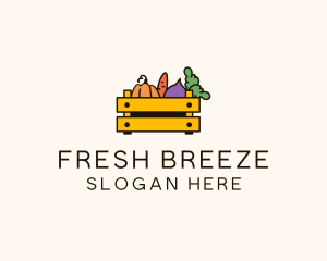 Fresh Vegetable Harvest logo design