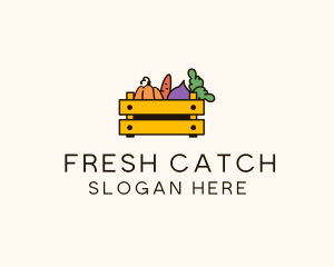 Fresh Vegetable Harvest logo design