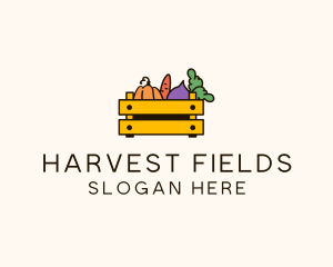 Fresh Vegetable Harvest logo design