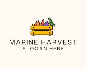 Fresh Vegetable Harvest logo design