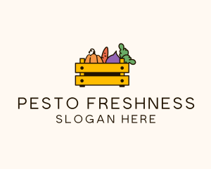 Fresh Vegetable Harvest logo design