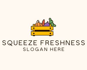 Fresh Vegetable Harvest logo design