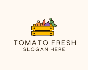 Fresh Vegetable Harvest logo design