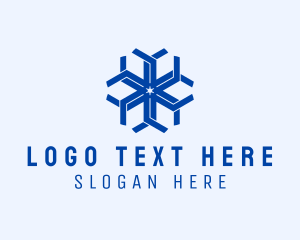 Holiday Breeze Snowflake logo