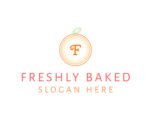 Orange Fruit Fresh Citrus  logo design