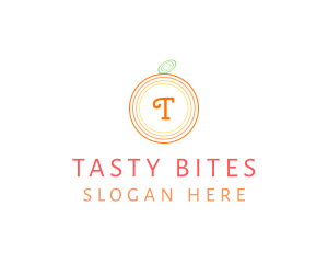 Orange Fruit Fresh Citrus  logo design