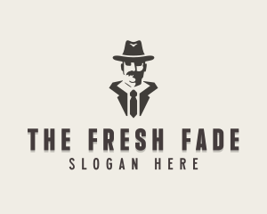 Fashion Tuxedo Man logo design