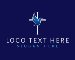 Holy Dove Cross logo